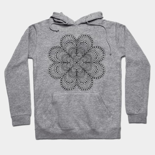 Hearts Mandala Hoodie by TeeShop Designs